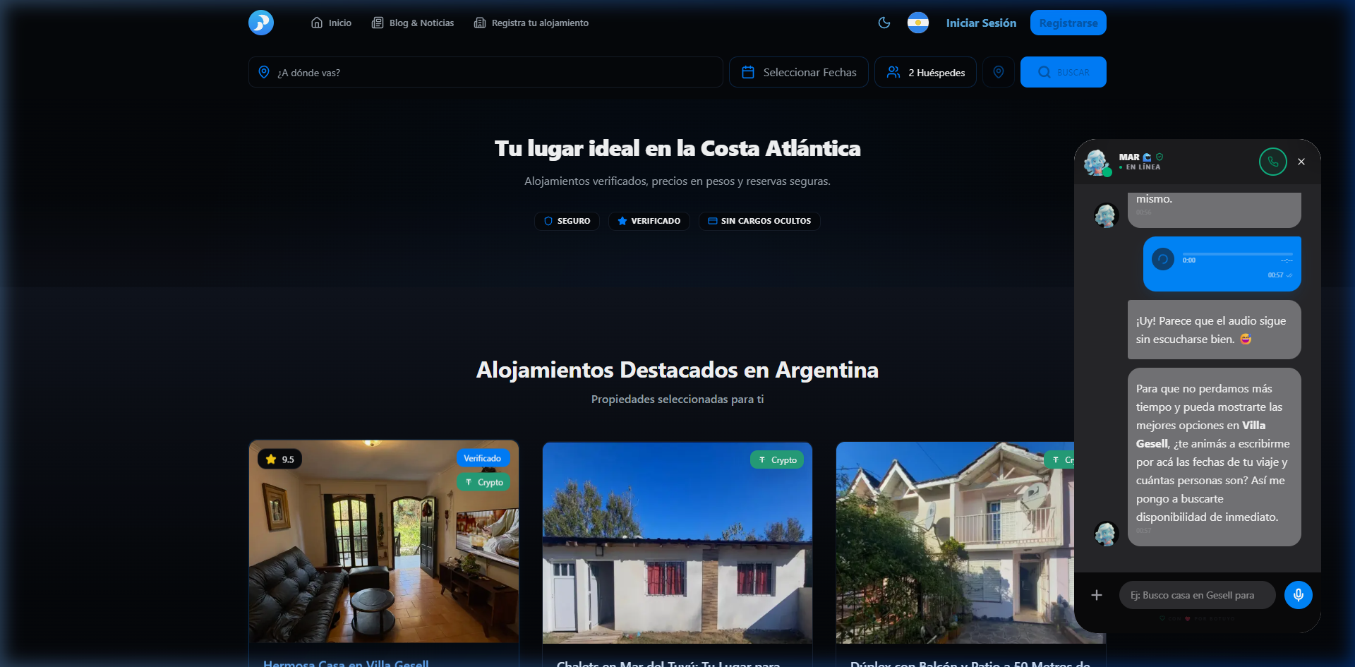 Mockup de PaseoLibre